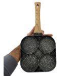 تابه چهارخانه چدنی دسته دار - Image 3