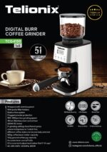آسیاب قهوه تلیونیکس مدل TCG4150 توان 200 وات پر قدرت و اصل - Image 3
