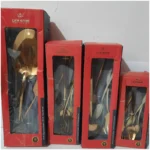 سرویس قاشق و چنگال 90 پارچه 24 نفره رنگ مسی لایف اسمایل - Image 3